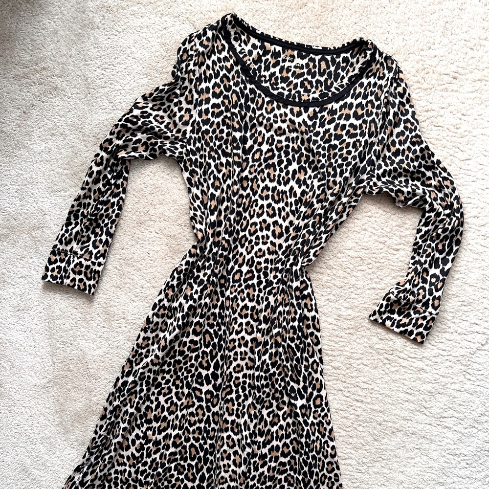 Kate Spade Midi Leopard Dress
